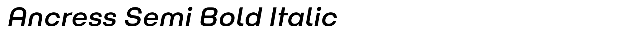 Ancress Semi Bold Italic image